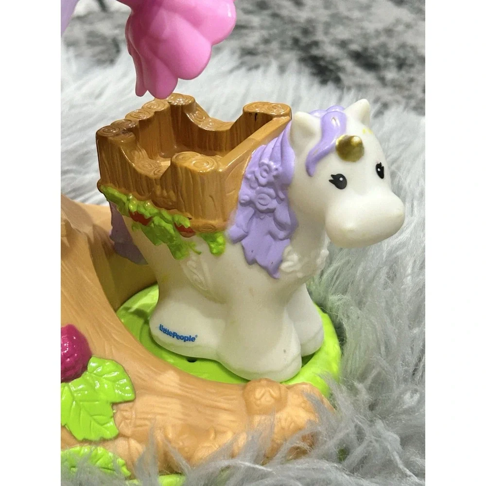 Fisher Price Little People Fairy Treehouse Playset Three Fairies & Unicorn